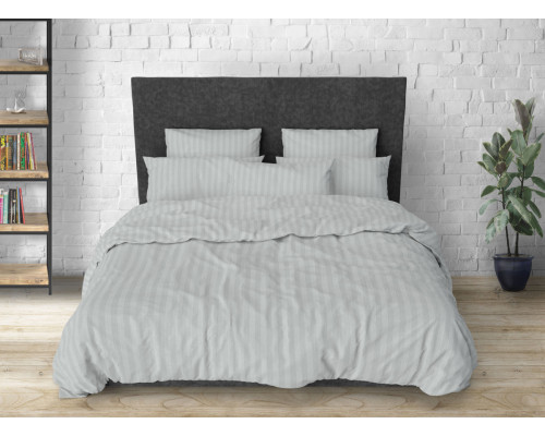 Простирадло на гумці Stripy Grey SoundSleep бязь 160х200 см