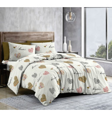 Наволочка SoundSleep Hearts Вeige бязь 50х70 см бежева (2800004979597)