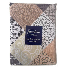 Комплект постільної білизни SoundSleep Aiso бязь Євро 200х220 см сірий (2800004762014)