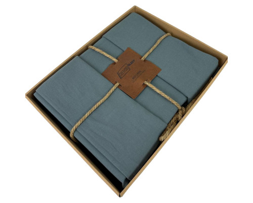 Комплект постільної білизни SoundSleep Stonewash Adriatic Light Green світло-зелений євро