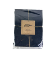 Простирадло на гумовій стрічці Muslin SoundSleep Graphite графіт 180х200 см