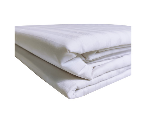 Комплект постільної білизни SoundSleep Stripy White бязь двоспальний 175х215 см (2800005045185)