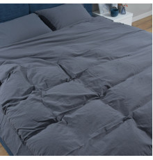 Комплект наволочок SoundSleep Stonewash Adriatic dark gray 50х70 см 2 шт темно-сірий (94272314)