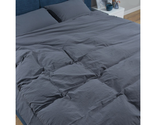 Підковдра SoundSleep Stonewash Adriatic dark gray 200х220 см темно-сірий (94272260)