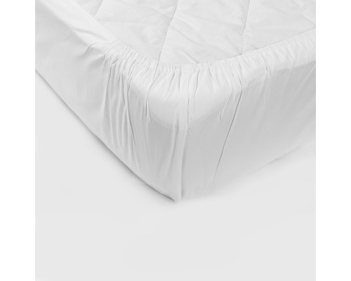 Простирадло на резинці SoundSleep 90х200 см біле (93466783)