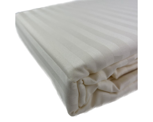 Комплект постільної білизни SoundSleep Stripe Beige сатин-страйп бежевий сімейний