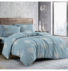 Комплект постільної білизни SoundSleep Fairy Blue бязь двоспальний євро 200х220 см блакитний (2800004979504)