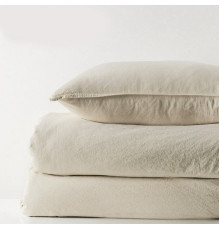 Комплект постільної білизни SoundSleep Stonewash євро бежевий (93593007)