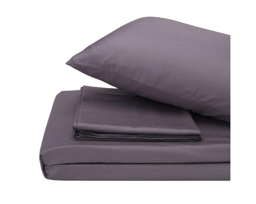 Комплект постільної білизни SoundSleep Lelitt Grey сатин сімейний 160х220 см сірий (2800005059373)