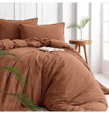 Наволочка Muslin SoundSleep Mokko 40х60 см темно-бежева (2800005074598)