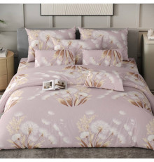 Комплект постільної білизни SoundSleep Dandelion Blush бязь-голд односпальний 143х210 см (2800005191899)