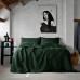 Комплект постільної білизни SoundSleep Muse forest Stonewash льон Євро King 230х220 см зелений (93254342)
