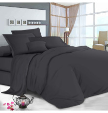 Простирадло на гумці Manner Graphite SoundSleep бязь 90х200 см