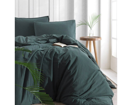 Наволочка SoundSleep Stonewash Adriatic Dark Green 40х60 см зелена (2800005033373)