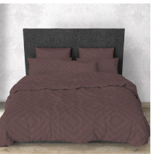 Простирадло на гумці SoundSleep Stripy Chocolate бязь 160х200х20 см коричневий (2800004674478)