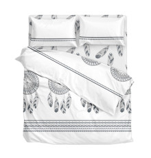 Комплект постільної білизни SoundSleep Dreams бязь Двоспальний євро 200х220 см білий (2800004485098)