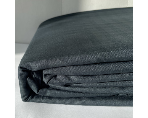 Комплект постільної білизни Emily Fiber Black Stripe мікрофібра односпальний 140х205 см чорний (2800005069174)