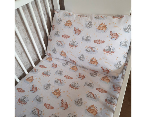 Наволочка SoundSleep Sleeping animals фланель 40х60 см (2800005138276)