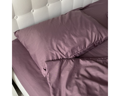 Комплект постільної білизни Fiber Violet Stripe Emily мікрофібра фіолетовий полуторний