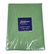 Простирадло на гумці Soft Green SoundSleep бязь зелена 140х200 см