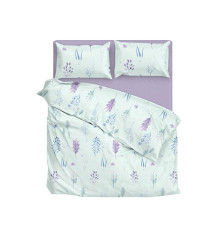 Комплект постільної білизни SoundSleep Lonia бязь евро 200х220 см блакитний (2800004680608)