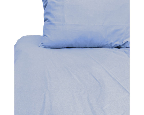 Простирадло на резинці фланелева Delicacy SoundSleep блакитна 90х200 см