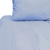 Простирадло на резинці фланелева Delicacy SoundSleep блакитна 90х200 см