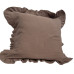 Наволочка декоративна з рюшами Muslin Coffee SoundSleep кава 45х45 см