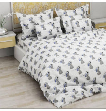 Комплект постільної білизни SoundSleep Stoni бязь Односпальний 143х210 см білий (2800004818964)