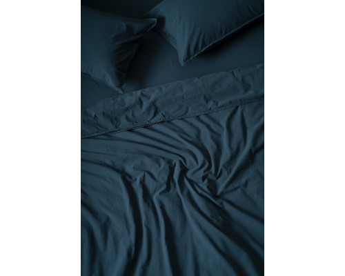 Комплект постільної білизни SoundSleep Stonewash Adriatic сімейний dark blue синій