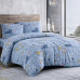 Комплект постільної білизни SoundSleep Cute Kittens бязь підлітковий 140х215 см блакитний (2800005024418)