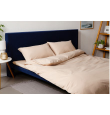 Простирадло SoundSleep Dyed Beige ранфорс 150х220 см бежеве (2800004775212)