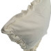 Наволочка декоративна з рюшами Stonewash Milk SoundSleep 45х45 см