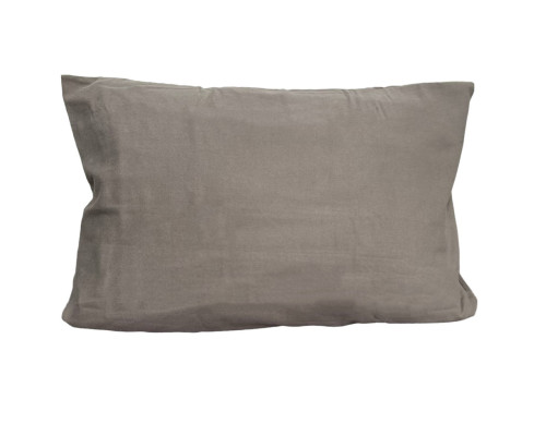 Наволочка фланелева Delicacy SoundSleep сіра 40х60 см