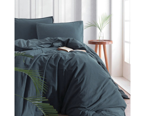 Комплект постільної білизни SoundSleep Stonewash Adriatic Light Green світло-зелений євро