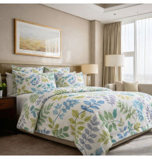 Підковдра SoundSleep Leotio ранфорс блакитна 175х210 см (2800005024098)