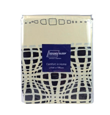 Комплект постільної білизни SoundSleep Runa бязь євро 200х220 см молочний (2800004680622)