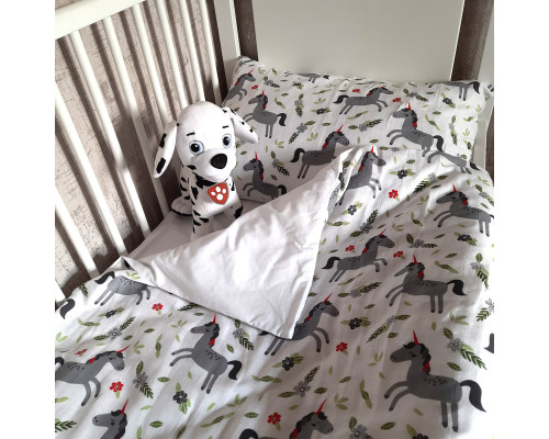 Комплект постільної білизни в ліжечко Unicorn SoundSleep Муслін