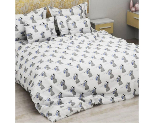 Комплект постільної білизни SoundSleep Stoni бязь Односпальний 143х210 см білий (2800004818964)