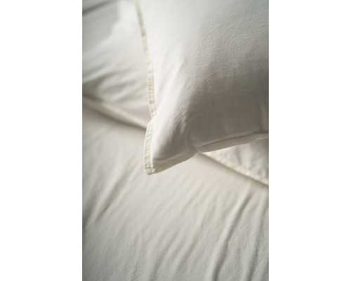 Наволочка SoundSleep Stonewash Adriatic Milk 40х60 см молочна (2800005036084)