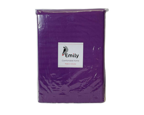 Комплект постільної білизни Emily Fiber Lilac Stripe мікрофібра євро 200х220 см ліловий (94031133)