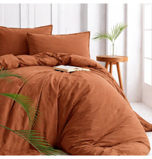 Наволочка SoundSleep Stonewash Adriatic Mokko 40х60 см темно-бежева (2800005033359)