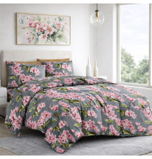 Наволочка SoundSleep Petals Grey бязь-голд 50х70 см (2800005071764)