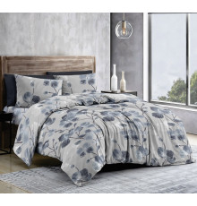 Комплект постільної білизни SoundSleep Grey Garden бязь-голд двоспальний 175х215 см (2800005093667)