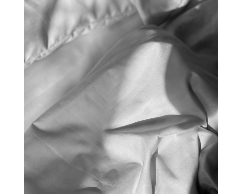 Комплект постільної білизни Emily Fiber White Stripe мікрофібра односпальний 140х205 см білий (2800005052930)