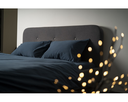 Комплект постільної білизни SoundSleep Stonewash Adriatic сімейний dark blue синій