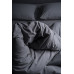 Комплект постільної білизни SoundSleep Stonewash Adriatic полуторний dark gray сірий