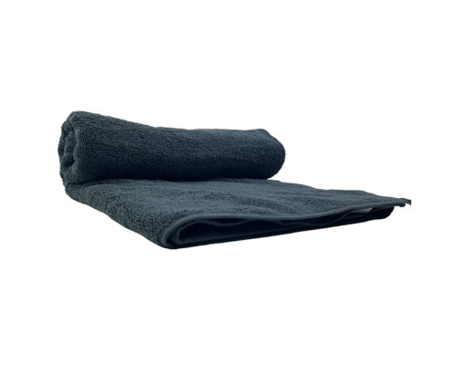 Рушник махровий з петелькою SoundSleep Delicat темно-сірий 500г/м2 50х90 см