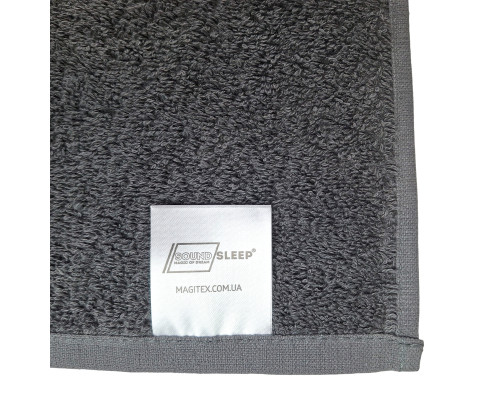 Рушник SoundSleep Inspire махровий 50х90 см 500грм темно-сірий (2800004645409)