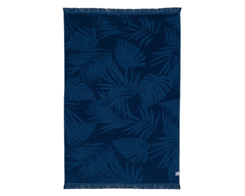Рушник пляжний жакардовий SoundSleep Hawaii dark blue 100х150 см